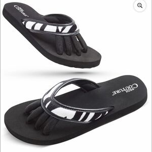 Pedi Couture Pedicure Sandals with Built In Toe Separators-see all pics!